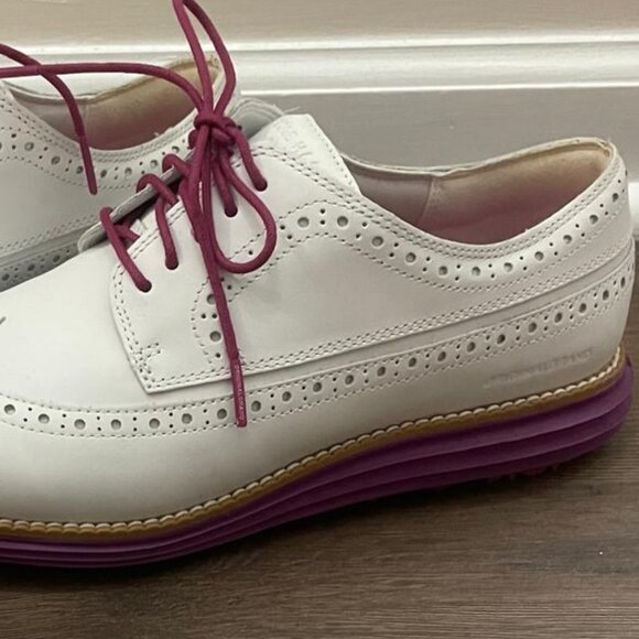 Cole Haan Women’s Zerogrand OG Wingtip Oxford Golf Shoes- Size 9 - Picture 6 of 6